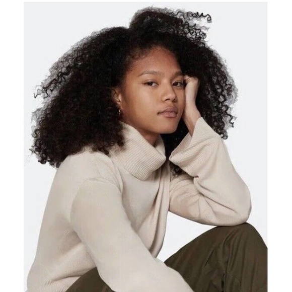Most of All Women’s Lovisa Palomina Sweater Pullover Cropped Turtleneck Ribbed S - Picture 1 of 10